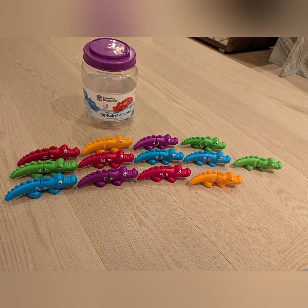 Learning Alligator Letter Set - Picture 10 of 11